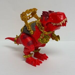Treasure X Dino Gold Dissection T-REX Dinosaur Gold Saddle Red Figure Moose Toys
